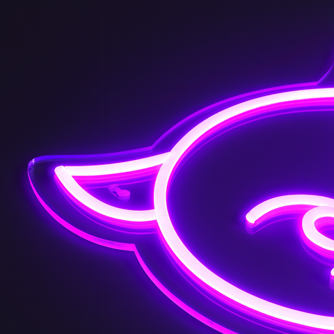 Emoji Devil Neon Væglampe