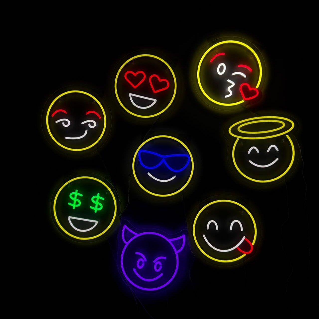 Emoji Dollar Neon Væglampe-Lightish-OutletLamper.dk