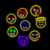 Emoji Devil Neon Væglampe-Lightish-OutletLamper.dk