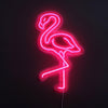 Lightish Flamingo Neon Vägglampa