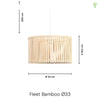 Fleet Bamboo Pendel Ø33