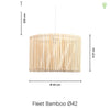 Fleet Bamboo Pendel Ø42