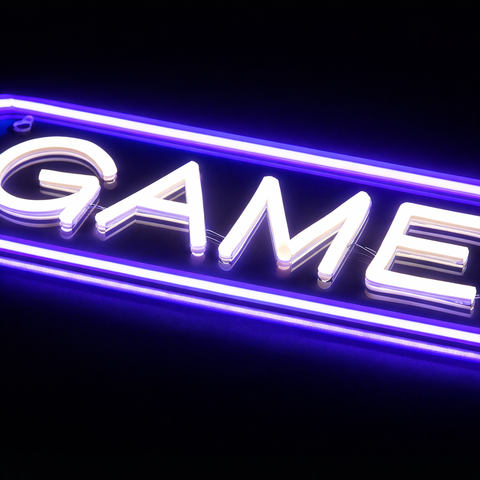 Game On Neon Væglampe