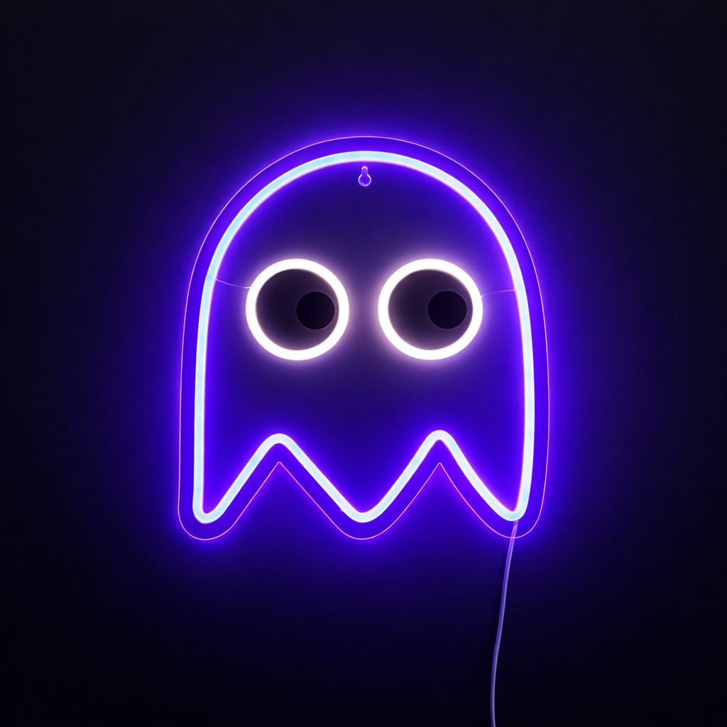 Lightish Ghost Neon Vägglampa
