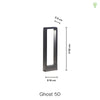 Ghost LED Utomhus Trädgårdslampa 50cm