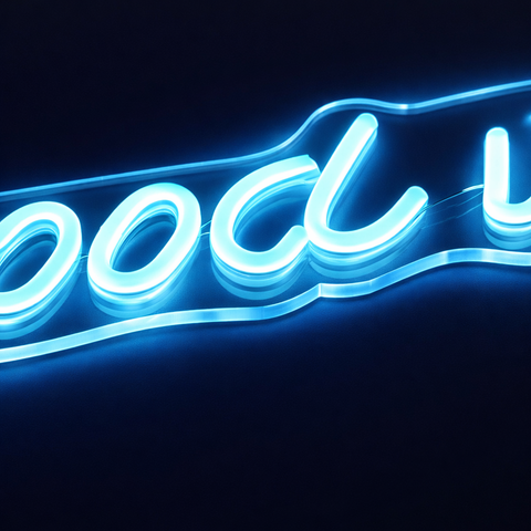 Lightish Good Vibes Neon vägglampa