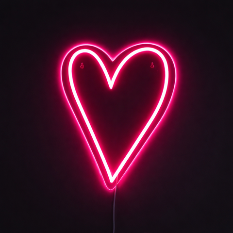 Heart Neon Væglampe