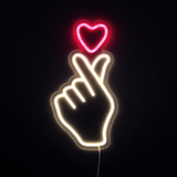 Heart Sign Neon Væglampe