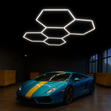 Hexagon Garage LED 5-Set 6500K-Lightish-OutletLamper.dk