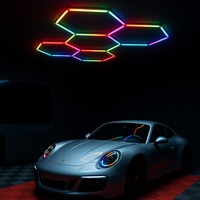 Hexagon Garage LED 5-Set RGB-Lightish-OutletLamper.dk