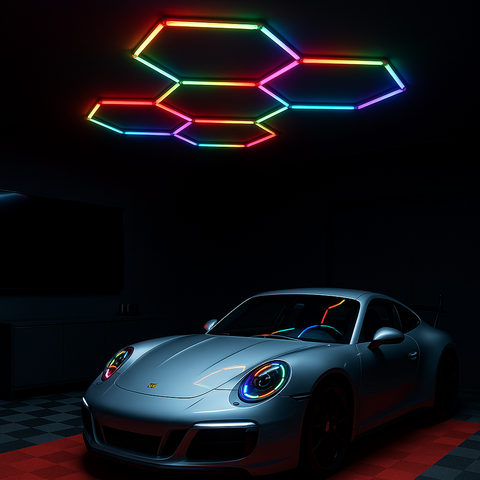 Hexagon Garage LED 5-Set RGB
