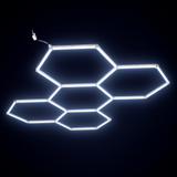 Hexagon Garage LED 5-Set RGB-Lightish-OutletLamper.dk