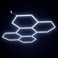 Hexagon Garage LED 5-Set 6500K-Lightish-OutletLamper.dk