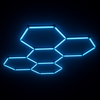 Hexagon Garage LED 5-Set RGB