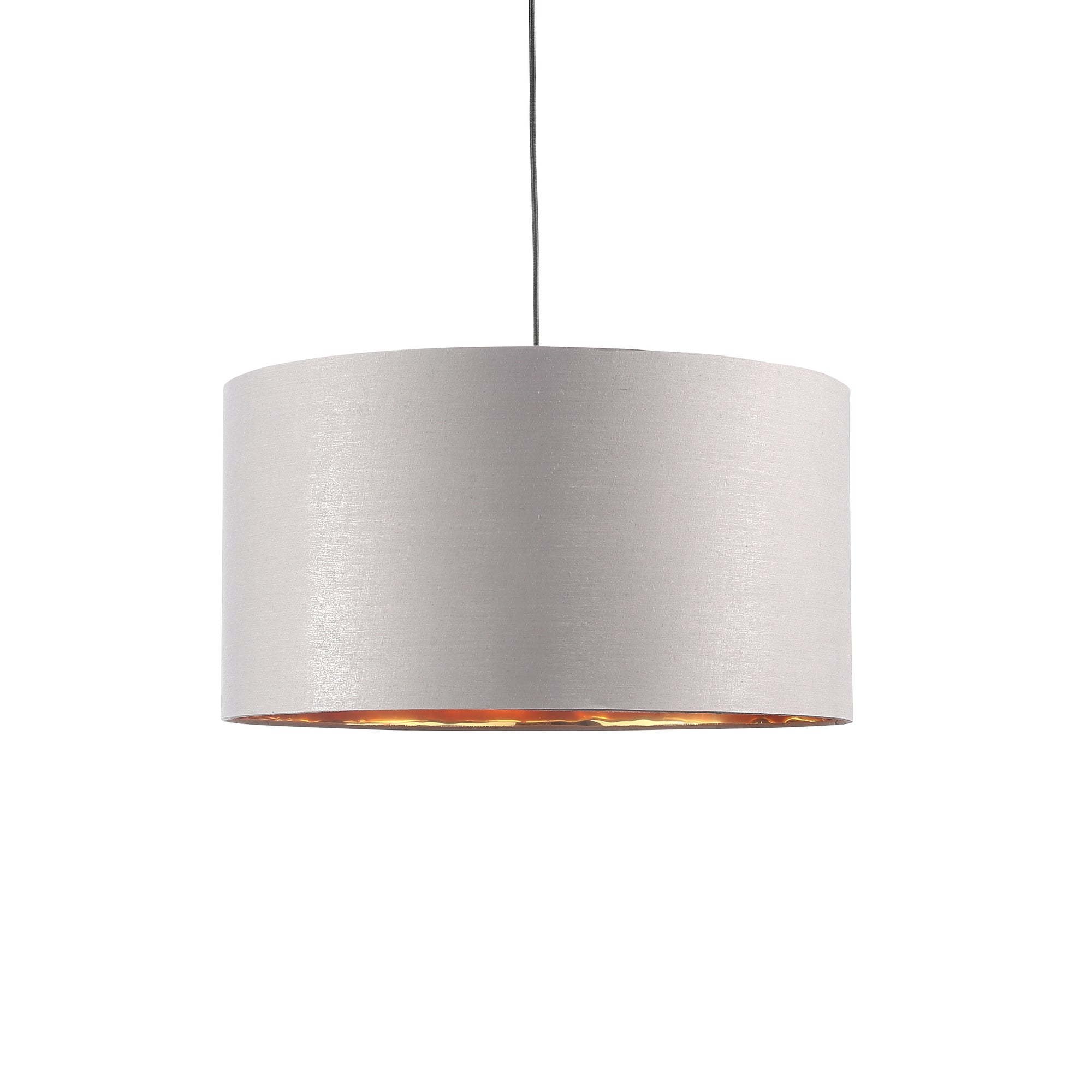 Drum Pendel Ø50 Grå/Messing-ShadesbyCPH-OutletLamper.dk