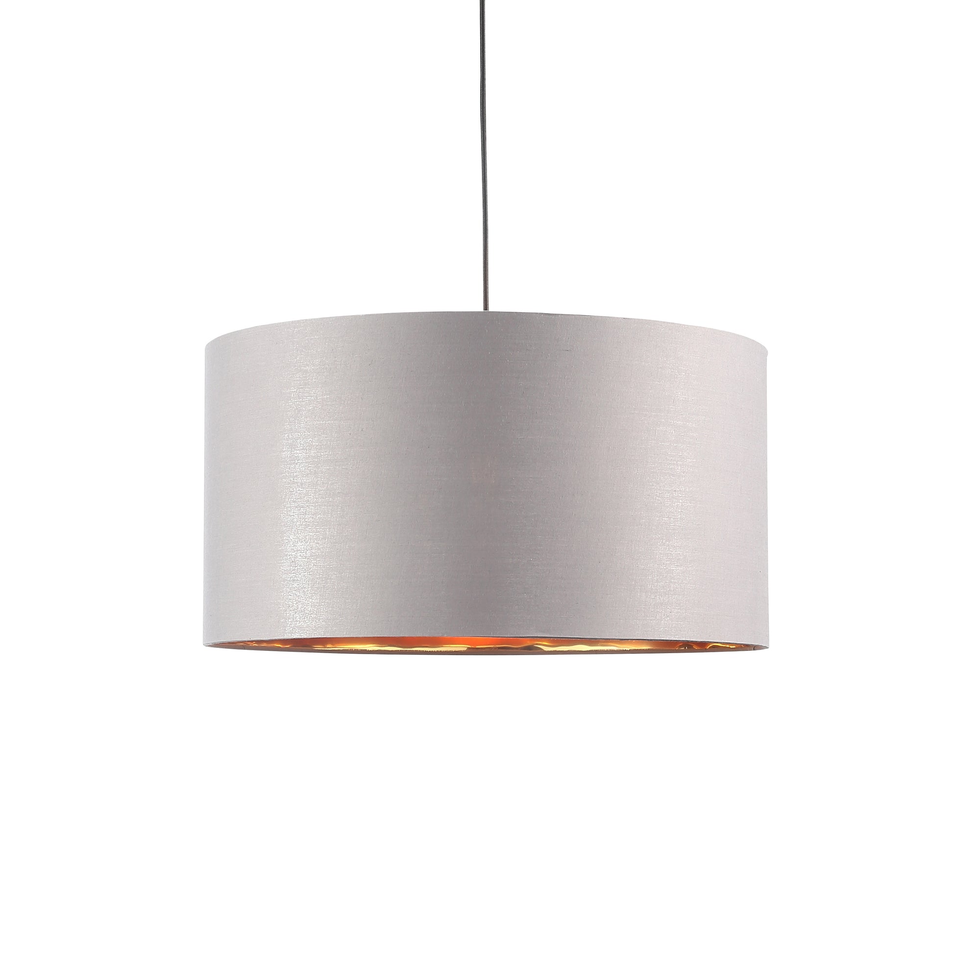 Drum Pendel Ø50 Grå/Messing-ShadesbyCPH-OutletLamper.dk