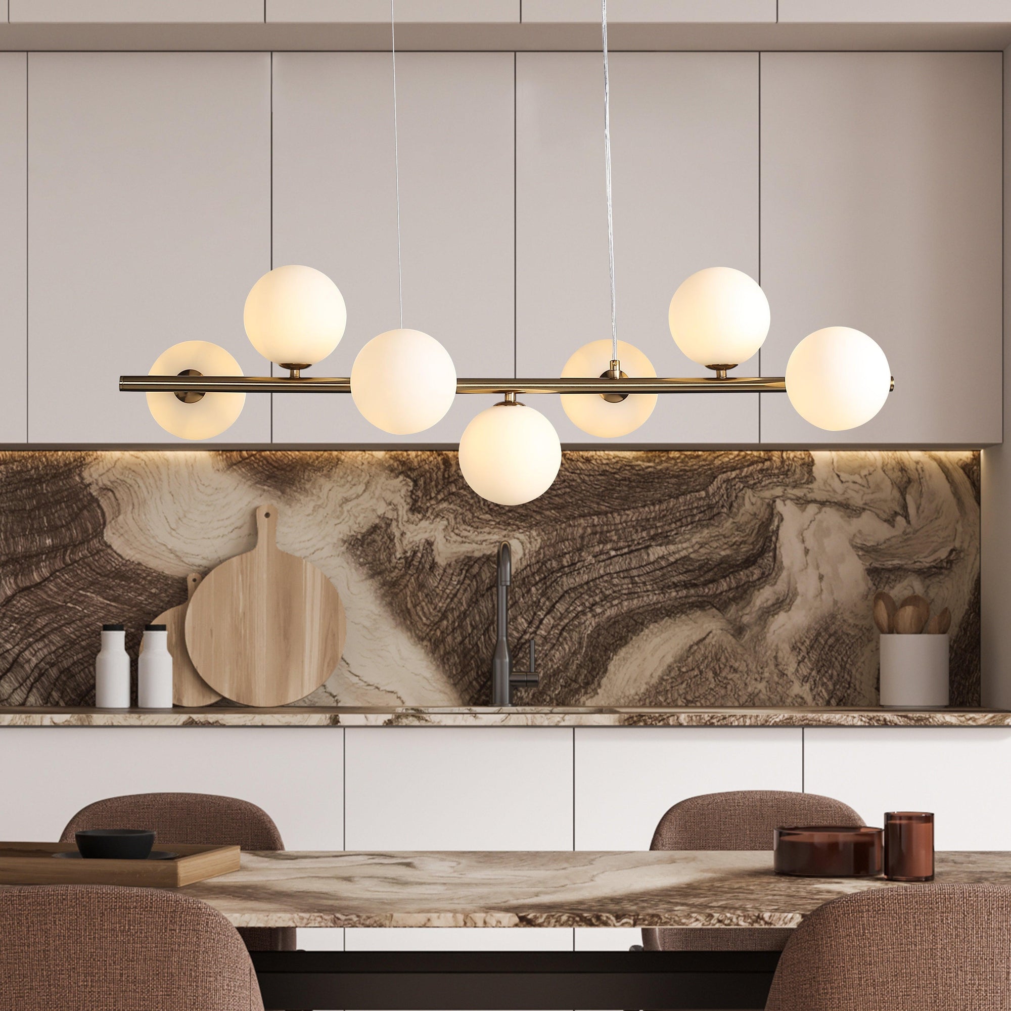 Bubbles Langbordspendel 90cm Opal-Nordic Seasons-OutletLamper.dk