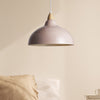 Oak Pendel Ø35 Glossy Beige Pink
