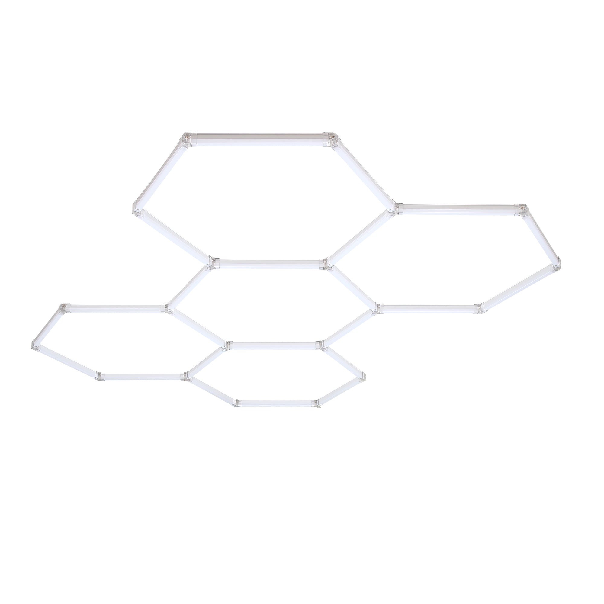 Hexagon Garage LED 5-Set 6500K-Lightish-OutletLamper.dk