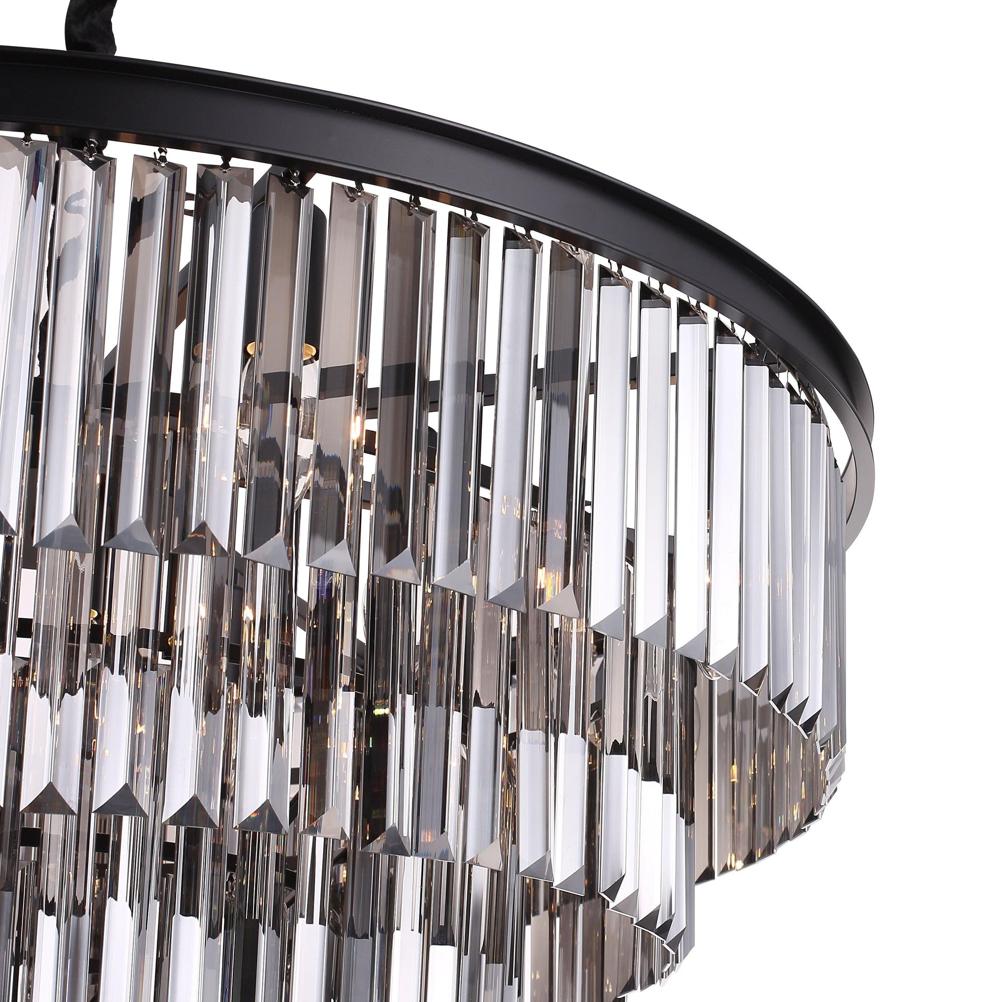 Santorini Lysekrone Ø80 Smoke-Nordic Seasons-OutletLamper.dk