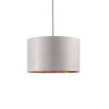 Drum Pendel Ø40 Grå/Messing