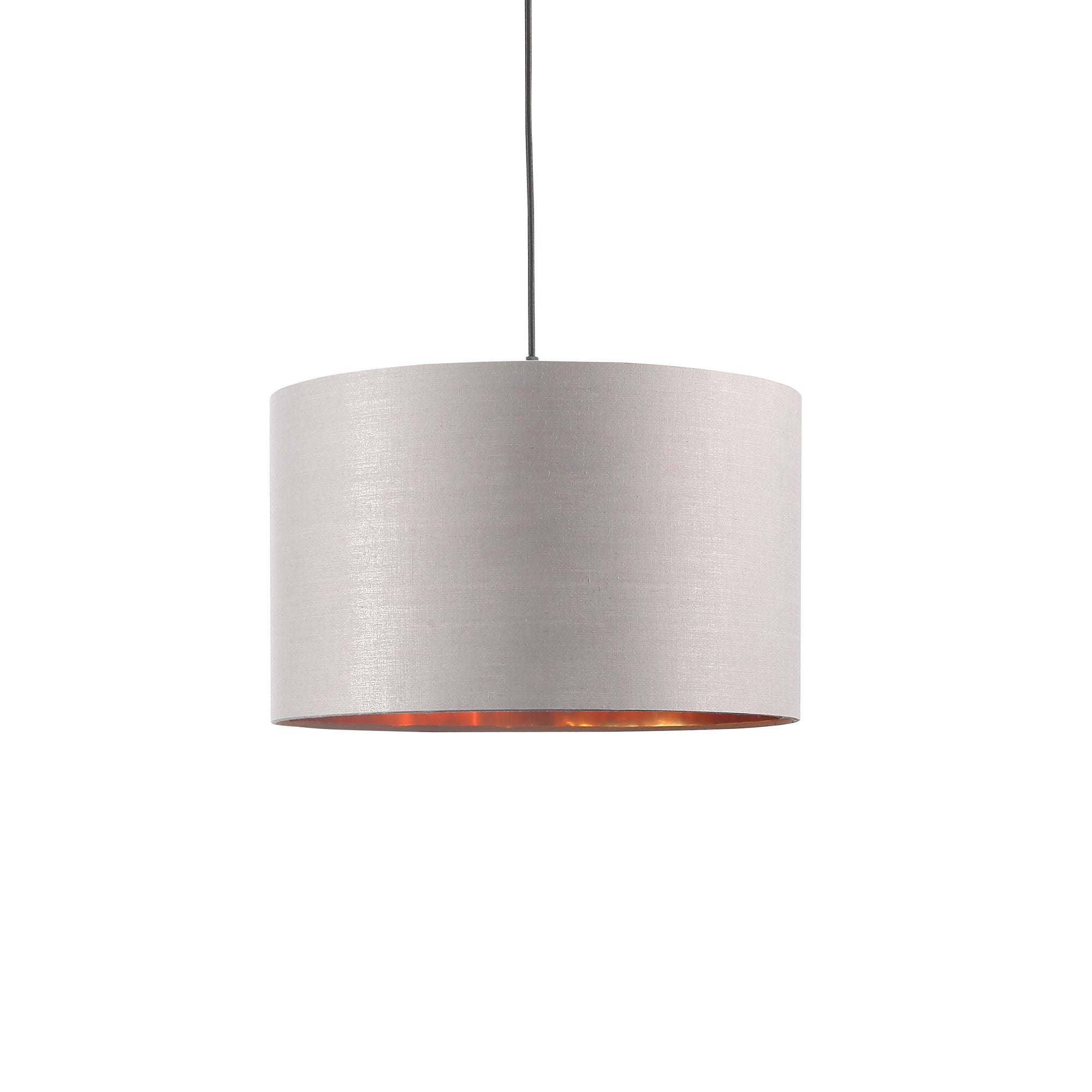 Drum Pendel Ø40 Grå/Messing-ShadesbyCPH-OutletLamper.dk
