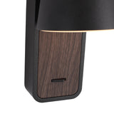 Torino Væglampe Sort/Trælook-Nordic Seasons-OutletLamper.dk
