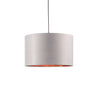 Drum Pendel Ø40 Grå/Messing