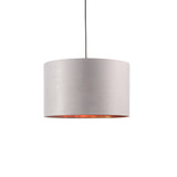 Drum Pendel Ø40 Grå/Messing-ShadesbyCPH-OutletLamper.dk
