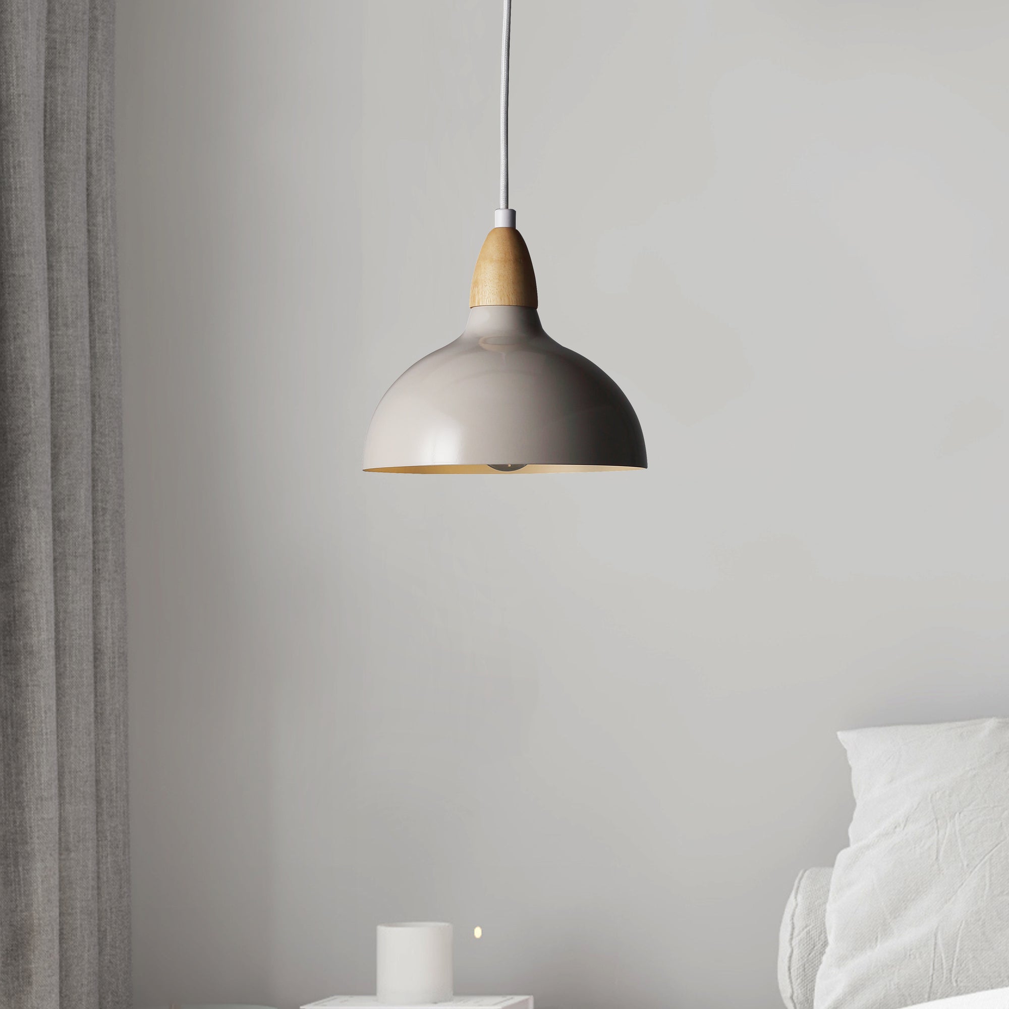 Oak Pendel Ø19 Glossy Dove-Nordic Seasons-OutletLamper.dk