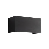 Wide 12W Udendørs Væglampe Sort-Nordics Pro-OutletLamper.dk