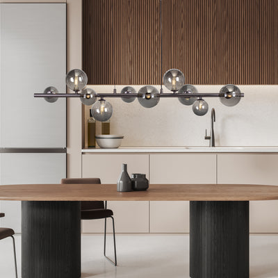 Valencia Langbordspendel Sort Titanium/Smoke-Nordic Seasons-OutletLamper.dk