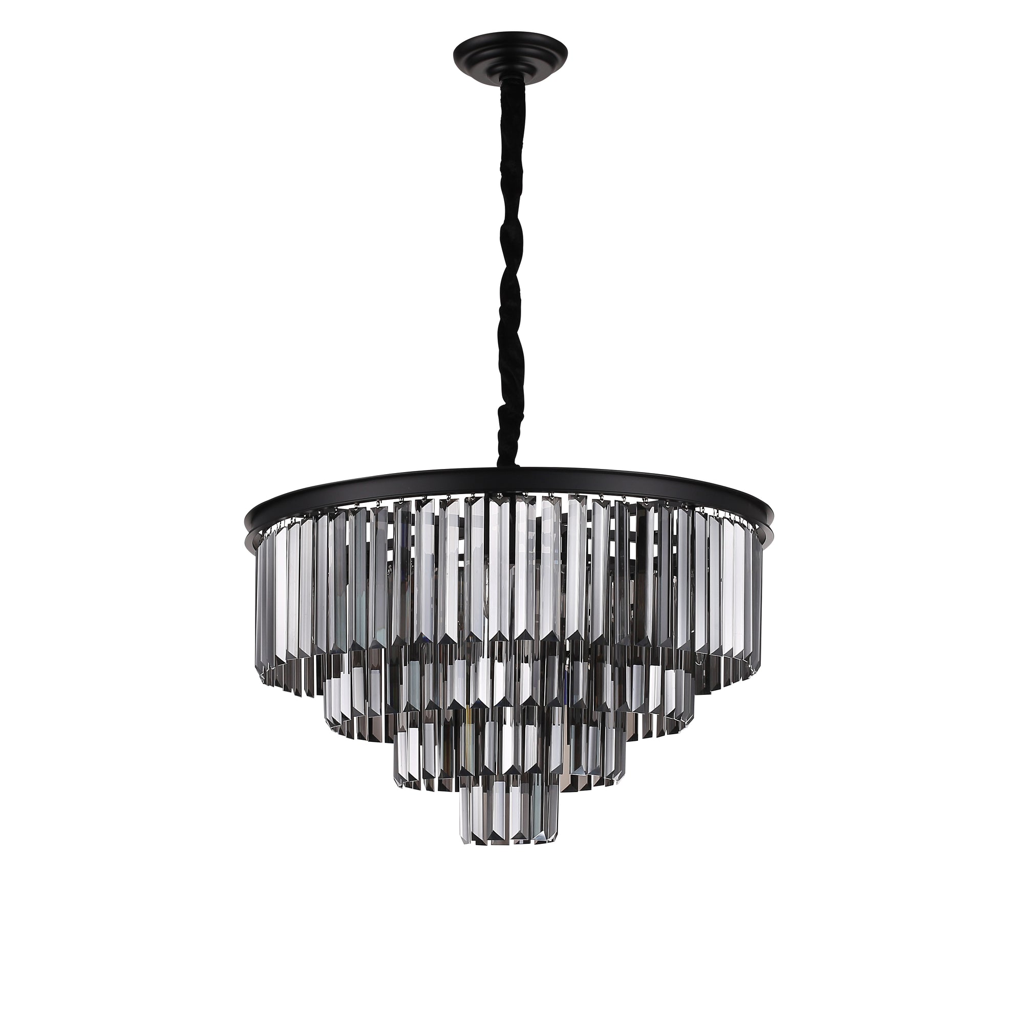 Santorini Lysekrone Ø40 Smoke-Nordic Seasons-OutletLamper.dk
