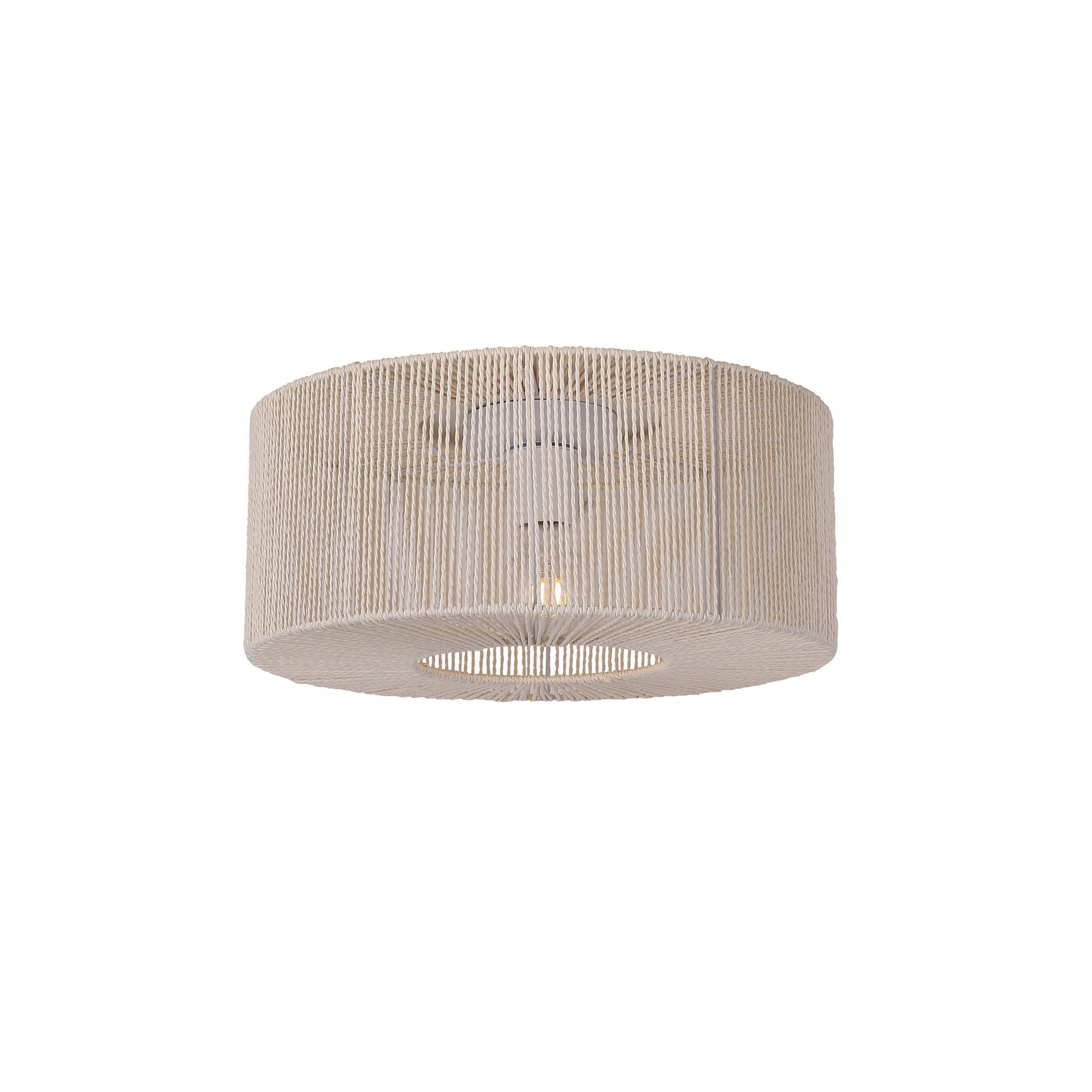 Braided Loftlampe Ø46 Raw White-Nordic Seasons-OutletLamper.dk