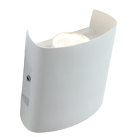 Ortelo 2W 7cm Væglampe Hvid