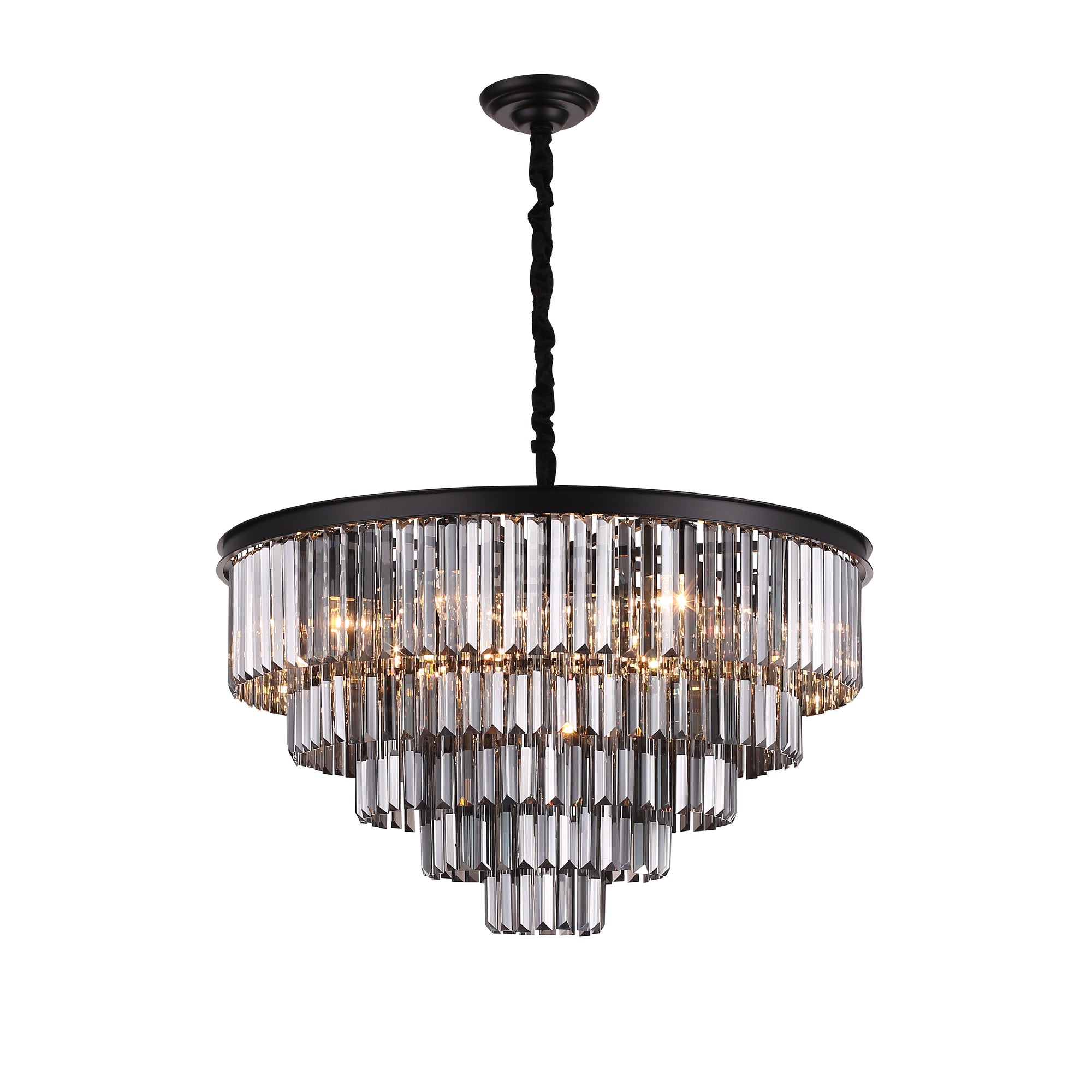 Santorini Lysekrone Ø80 Smoke-Nordic Seasons-OutletLamper.dk