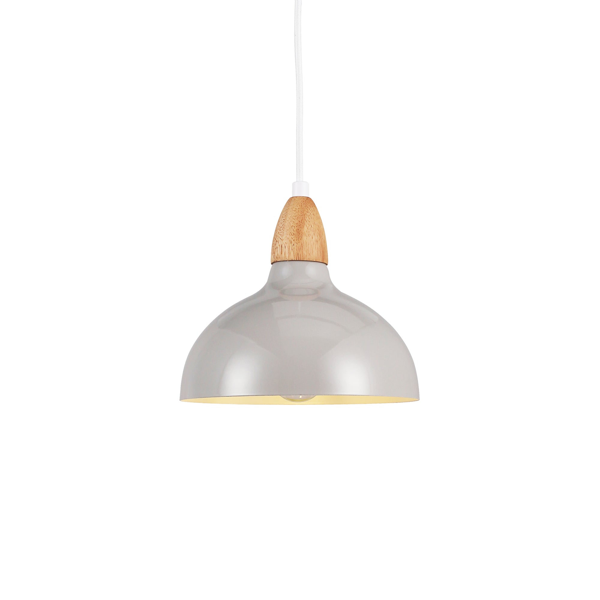 Oak Pendel Ø19 Glossy Grå-Nordic Seasons-OutletLamper.dk