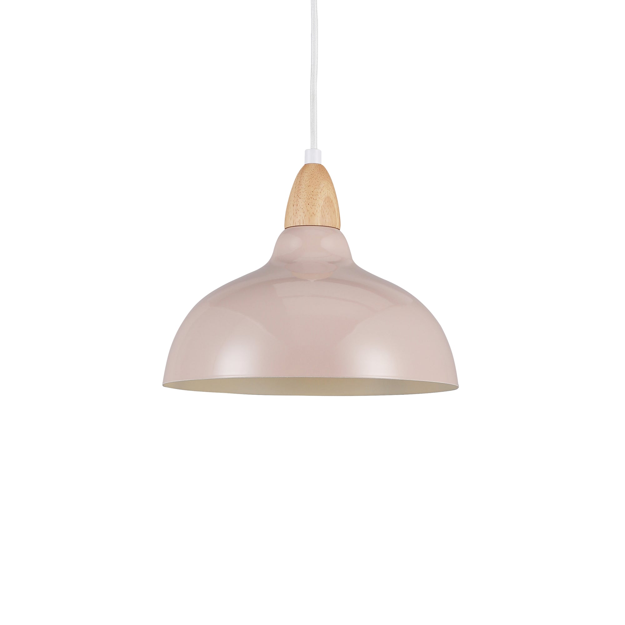 Oak Pendel Ø24 Glossy Beige Pink-Nordic Seasons-OutletLamper.dk