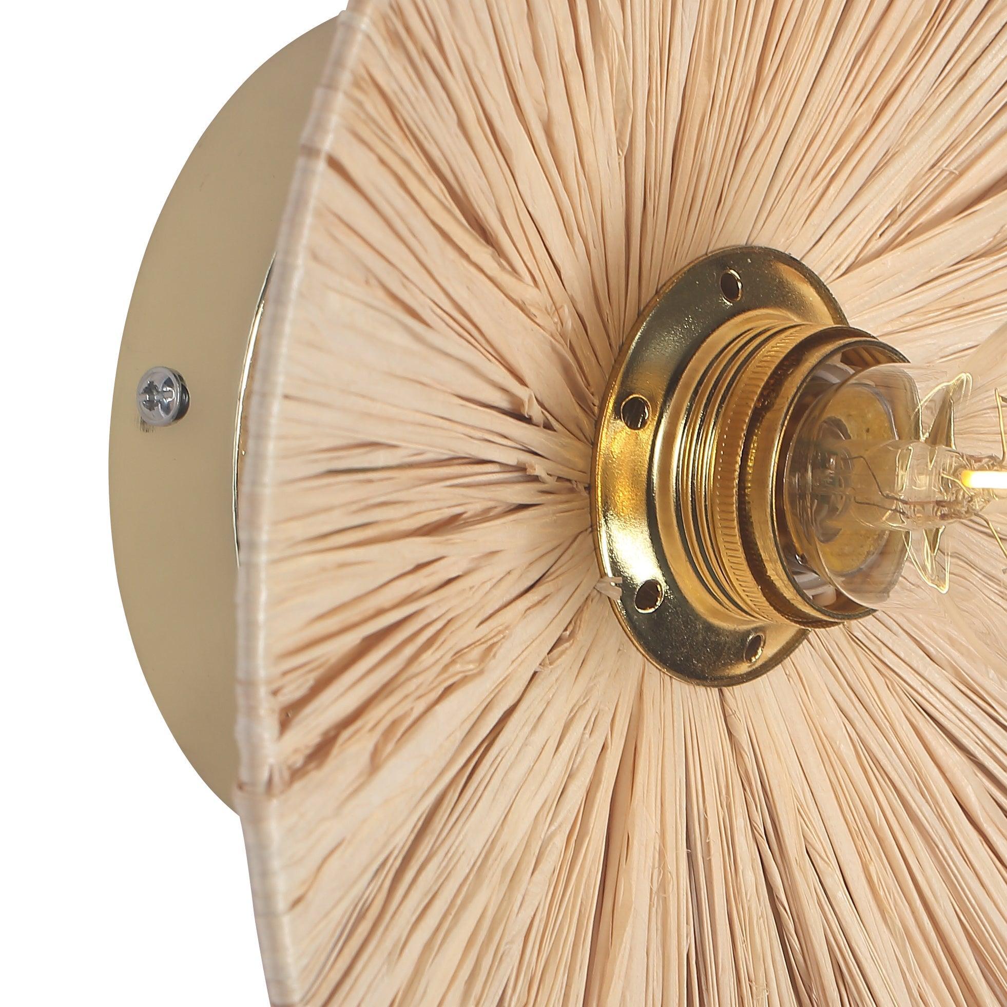 Flare Raffia Væglampe Ø30-Nordic Seasons-OutletLamper.dk