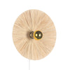 Flare Raffia Væglampe Ø40