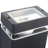 Bruno Oblong Square Outdoor LED Svart