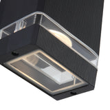 Bruno Oblong Square Outdoor LED Svart