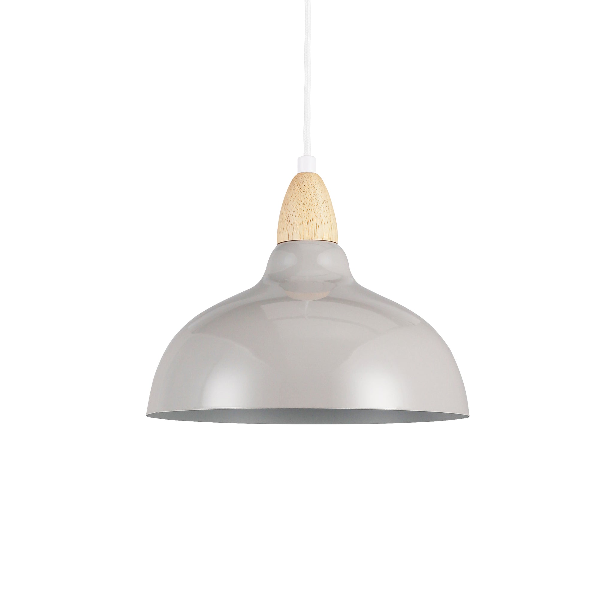 Oak Pendel Ø24 Glossy Grå-Nordic Seasons-OutletLamper.dk
