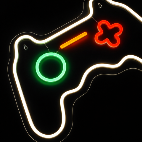 Lightish Joystick Neon Vägglampa Rosa