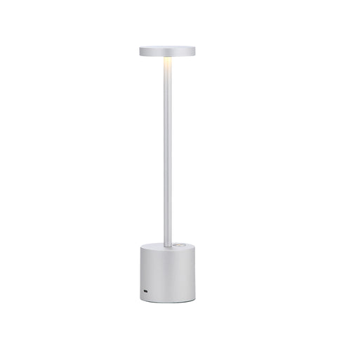 Bologna LED trådlös bordslampa Silver