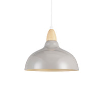 Oak Pendel Ø24 Glossy Grå-Nordic Seasons-OutletLamper.dk