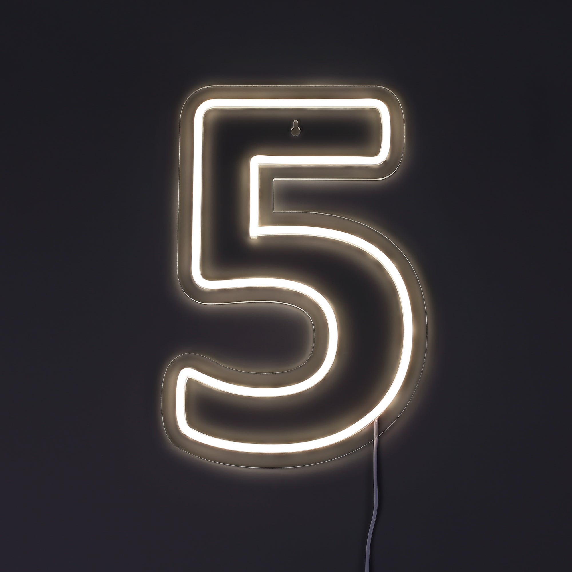 Tal 5 Neon Væglampe-Lightish-OutletLamper.dk