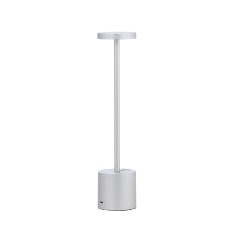 Bologna LED trådlös bordslampa Silver