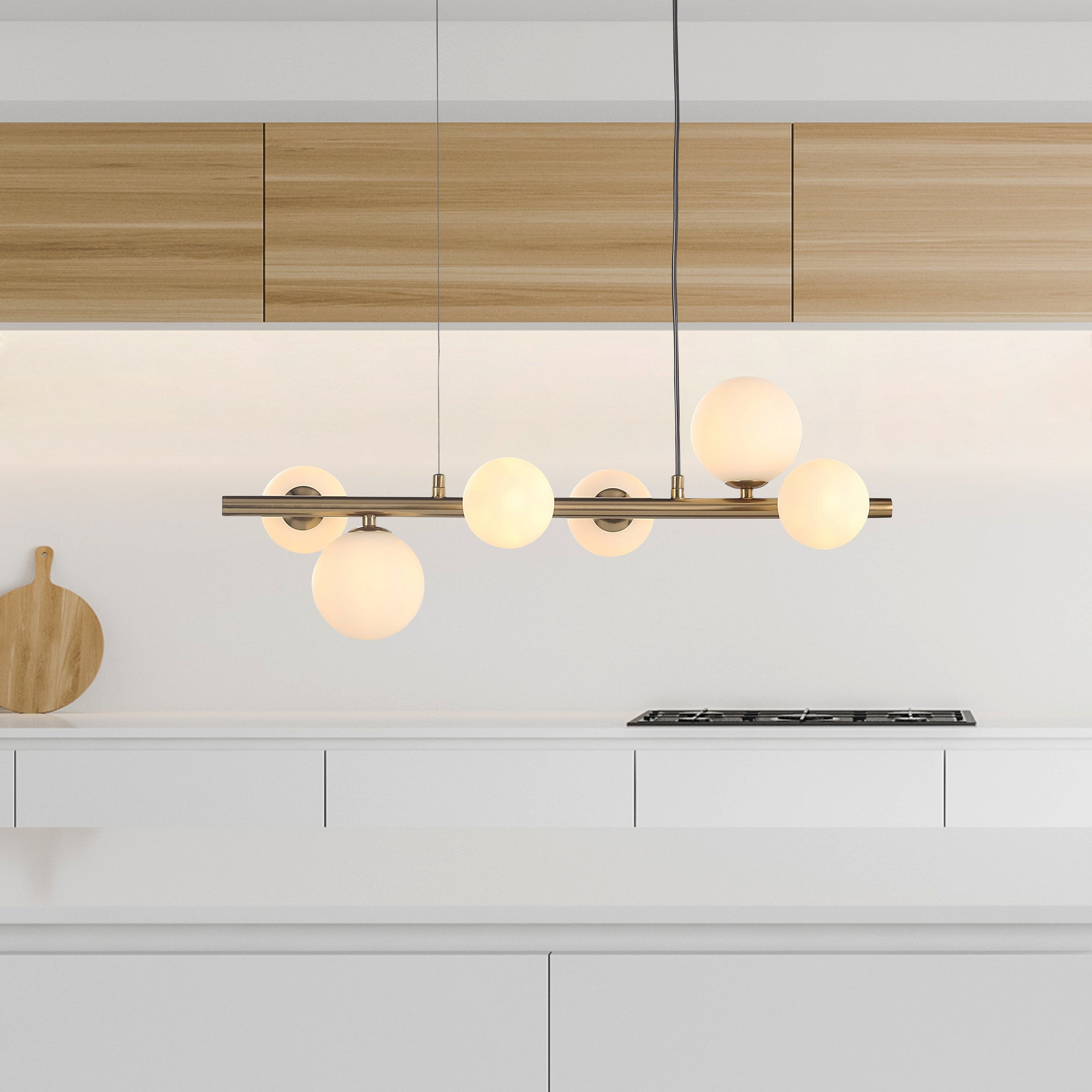 Valencia Langbordspendel 63cm Messing/Opal-Nordic Seasons-OutletLamper.dk