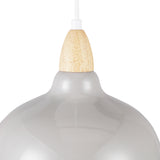 Oak Pendel Ø24 Glossy Grå-Nordic Seasons-OutletLamper.dk